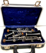 Bb Clarinet #516551 Black W/ Original Hard Case Vintage Unmarked - £33.61 GBP