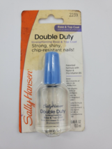 Sally Hansen Double Duty Strong Shiny Chip Resistant Nails 2239 Base &amp; T... - $6.99