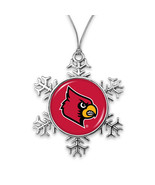 59715 Louisville Cardinals Snowflake Christmas Ornament - £13.94 GBP