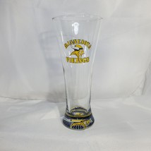 Minnesota Vikings NFL Team Logo Glass Beer Pilsner Tumbler 7.25&quot; Barware - $10.88