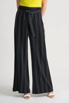 Joseph Ribkoff double stripe wide leg pant in NAVY/WHITE STRIPE - size 2 - £53.64 GBP