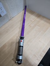 Vintage Star Wars Mace Windu Purple Telescoping Lightsaber 2002 Samuel J... - $15.30