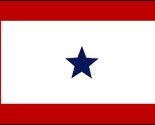 Blue Star Service Flag (1 Star) 3x5ft Poly - $4.88