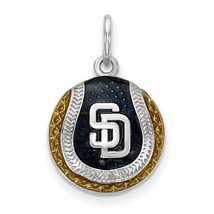 SS San Diego Padres Enameled Baseball Charm - £62.72 GBP