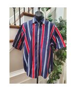 Nautica Men&#39;s Blue 100% Cotton Collared Half Sleeve Casual Button Down S... - €19,56 EUR