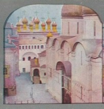 Vtg 1905 Stereoscope Card T.W. Ingersoll The Old Palace at the Kremlin Russia - £12.66 GBP