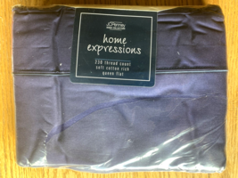 JC Penny Home Collection Queen Flat Sheet 230 Thread Count Soft Cotton N... - $14.95