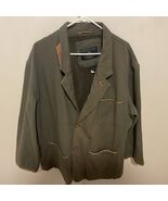 Vtg Orvis Größe XL Herren Baumwolltwill/Leder Zambezi Safari Jacke Khaki... - €138,28 EUR
