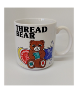 Piece Goods Coffee Mug - Tea Cup - Thread Bear - Vintage - £18.74 GBP