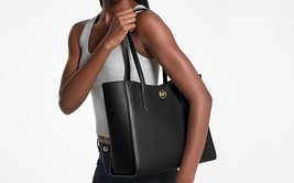 Michael Kors Leida Large Black Tote Bag NWT - $158.39