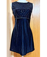 Vintage Velour Look Evening/Party dress 100% Polyester pre-owned Medium - $425.43 MXN