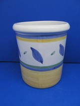 Williams Sonoma Tournesol Utensil Holder Jar Made in Italy EUC - $27.44