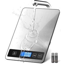 Stainless Steel Kitchen Scale - 33lb Capacity with Tare &amp; Auto-Off Features - $37.57