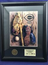 MLB Cincinnati Reds Limited Edition Photo #1 with Bronze Coin- Highland ... - $74.25