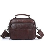 ZZNICK Cow Genuine Leather Messenger Bags Men Travel Business Crossbody ... - £30.51 GBP
