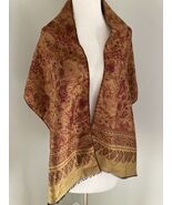 Smithsonian Institution Silk Wool Jacquard Opera Scarf  Made in ITALY 62&quot; - €24,50 EUR