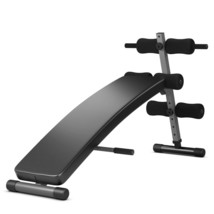 Adjustable Arc-Shaped Decline Sit up Bench - Color: Black - €121,11 EUR