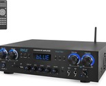 Pyle Stereo Receiver Amplifier For Home Audio Theater, Bluetooth, Led Vol. - $155.95