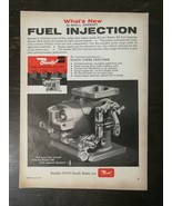 Vintage 1961 Bendix Aircraft Fuel Injection System Full Page Original Ad - £5.22 GBP