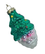 Thomas Pacconi Ornament Museum Series Santa Christmas Tree Hat Blown Gla... - £10.19 GBP