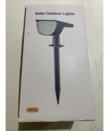 Solar Lights Outdoor Waterproof IP65, 76 LED 3 Lighting 4 Pack, Cool White  - $709.42 MXN