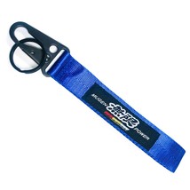 BRAND New JDM Mugen Power Blue Racing Keychain Metal key Ring Hook Strap Lanyard - £7.86 GBP