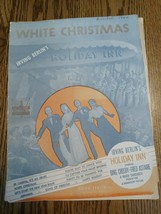 1942 White Christmas Sheet Music HOLIDAY INN Bing Crosby, Berlin - £14.64 GBP