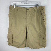 Columbia Shorts Mens Utility Cargo Beige Outdoors Walking Work Job 38 W ... - $26.99