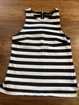 Banana Republic Black &amp; White Striped Top Size 2 - £14.24 GBP