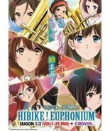 HIBIKE ! EUPHONIUM SEASON 1-3 (VOL.1-39 END) + 3 MOVIES - $42.31