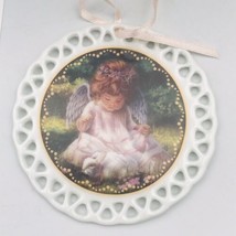 Bradford Editions 1996 Heaven&#39;s Little Sweethearts Ornament Set 1 #89611... - $12.19