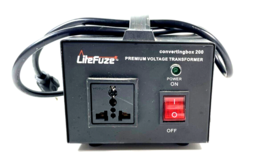 LiteFuze Premium Step Up &amp; Down Voltage Transformer Convertingbox 200 - £63.25 GBP