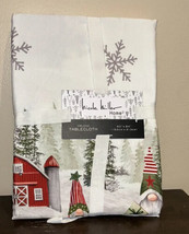 Nicole Miller Tablecloth Christmas Tress Holiday Gnome Red Truck 60”x84”... - $653.91 MXN
