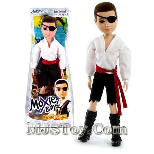NIB MGA Moxie Boyz Pirate Series Set JAXSON Doll + Pirate's Outfit and Eyepatch - $19.99