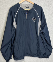 Holloway Mens Navy  Blue Lightweight 1/4 Zip Golf Windbreaker SZ XL DAC FA - $12.08