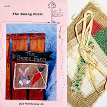 The Bunny Farm Easter Bunny Wall Hanging Quilt KIT Sunshine Project Co K102 - £10.51 GBP