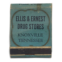 Ellis &amp; Ernest Drug Store Knoxville Tenn Vintage 50s Matchbook Cover Mat... - £3.94 GBP