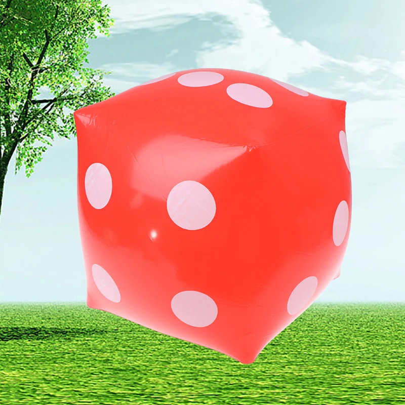 1 PC 35*35*35 cm Funny Outdoor Inflatable Dice Swimming pool Party Supplies Kids - £7.84 GBP