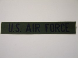 USAF BRANCH OF SERVICE NAME TAPE SUBDUED COLOR NEW - £2.31 GBP