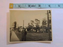 Sendai Japan Photo Military Man Standing Outside Military Housing Late 1... - $4.95 Sendai Japan Photo Military Man Standing Outside Military Housing Late 1... - $4.95