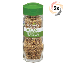 3x Shakers McCormick Gourmet Organic Herbes De Provence Seasoning | .65oz - £23.76 GBP