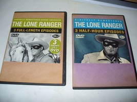 Western ~The Lone Ranger ~ 2 DVDs, 6 Episodes ~ Classic TV Show ~ Clayton Moore  - £3.09 GBP