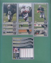 2001 Topps Oakland Raiders Football Set - £3.18 GBP