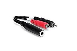 Hosa YPR-257 1/4 In Trsf To Dual Rca - £5.56 GBP