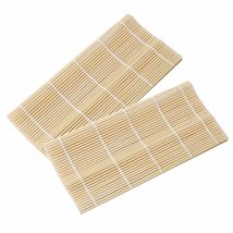 THY COLLECTIBLES Sushi Making Rolling Mat Natural Bamboo 9.5&quot; x 9.5&quot; (Pa... - $5.58+