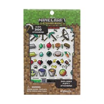 Minecraft Sticker Book (4 Sheets) Over 300 Stickers