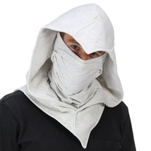Moon Knight Costume Cosplay Mask Hood Hoodie  Ninja Assassin Samurai Lar... - £26.37 GBP
