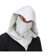 Moon Knight Costume Cosplay Mask Hood Hoodie  Ninja Assassin Samurai Lar... - £25.96 GBP
