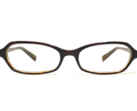 Oliver Peoples Eyeglasses Frames Fabi H Brown Cat Eye Full Rim 50-16-135 - $140.33