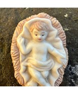 Vintage Hand painted Baby Jesus Figurine Traditional Nativity Scene from... - $28.42